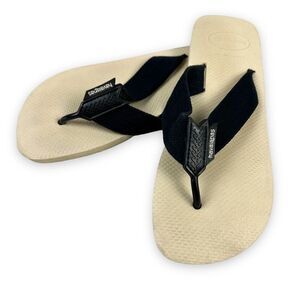 Havaianas Urban Basics men’s sandals cream with black strap size 41-42